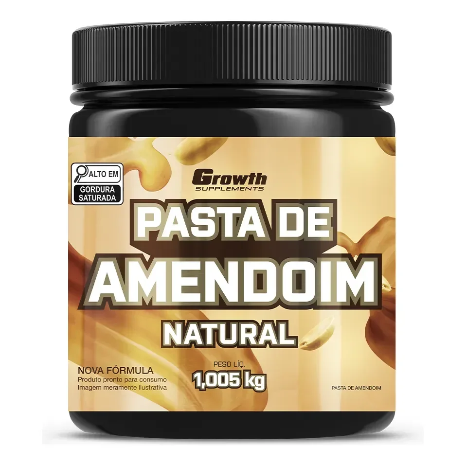 Pasta De Amendoim Integral Torrado 1kg Growth