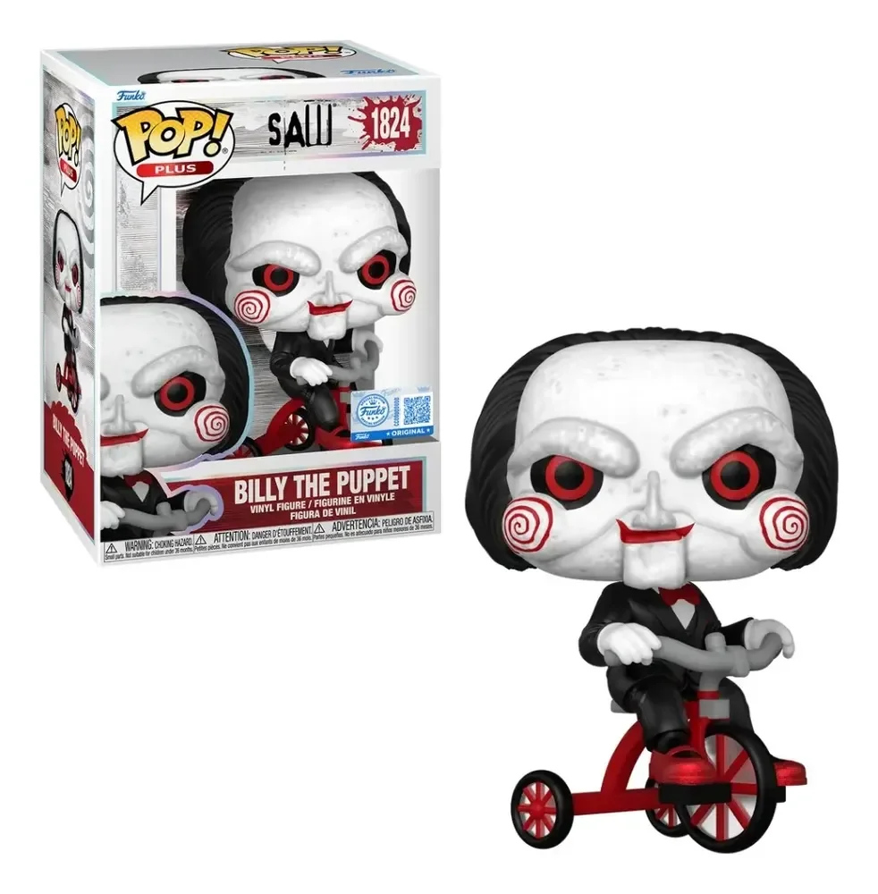 Boneco Funko Pop! Plus Jogos Mortais - Billy No Triciclo