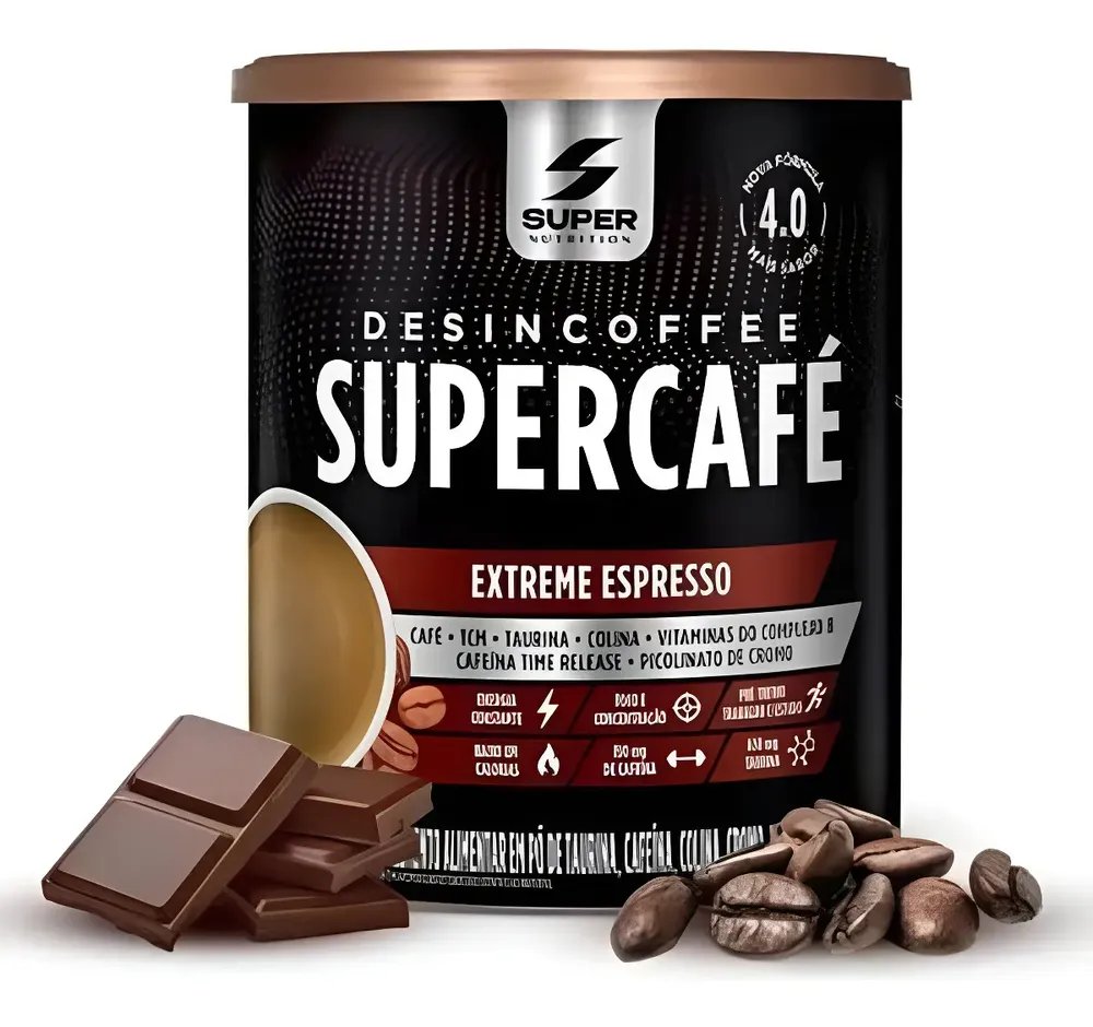 Desincoffe Super Cafe Termogenico Diuretico Natural 220g Sabor Cafe Expresso