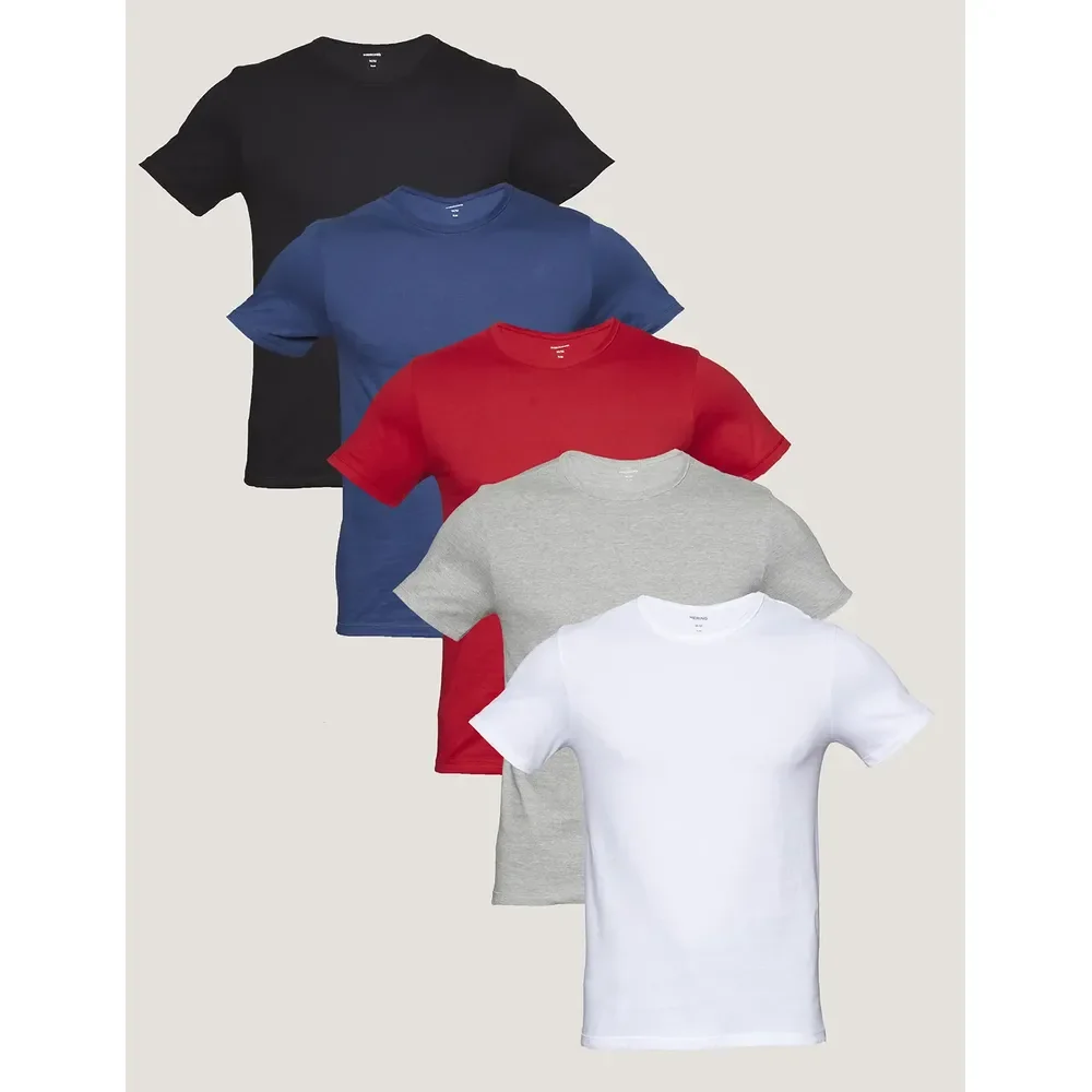 Kit 5 Camisetas Básicas Hering
