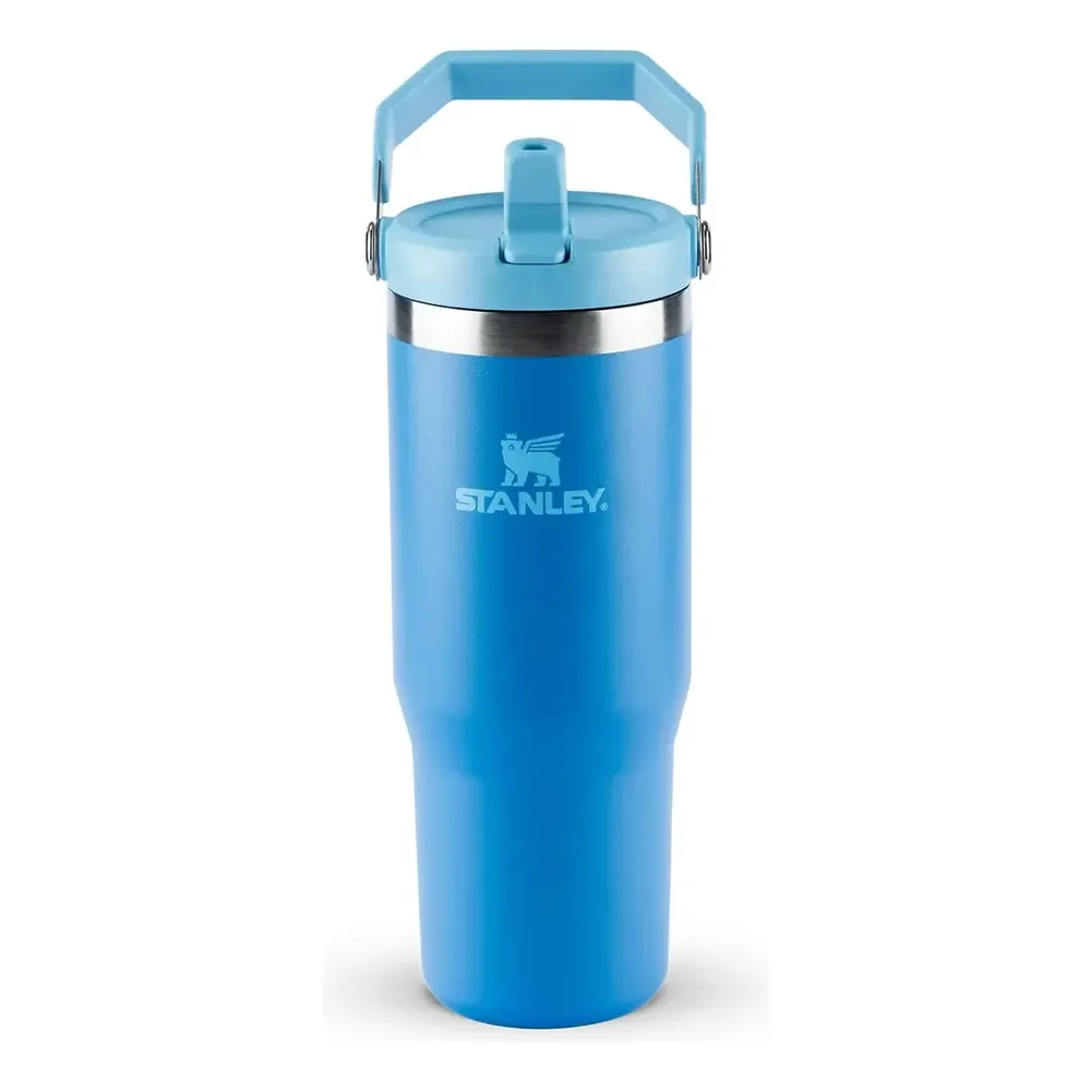 🛒 Garrafa Térmica Stanley Flip Straw Hidratação 887ml Azul
