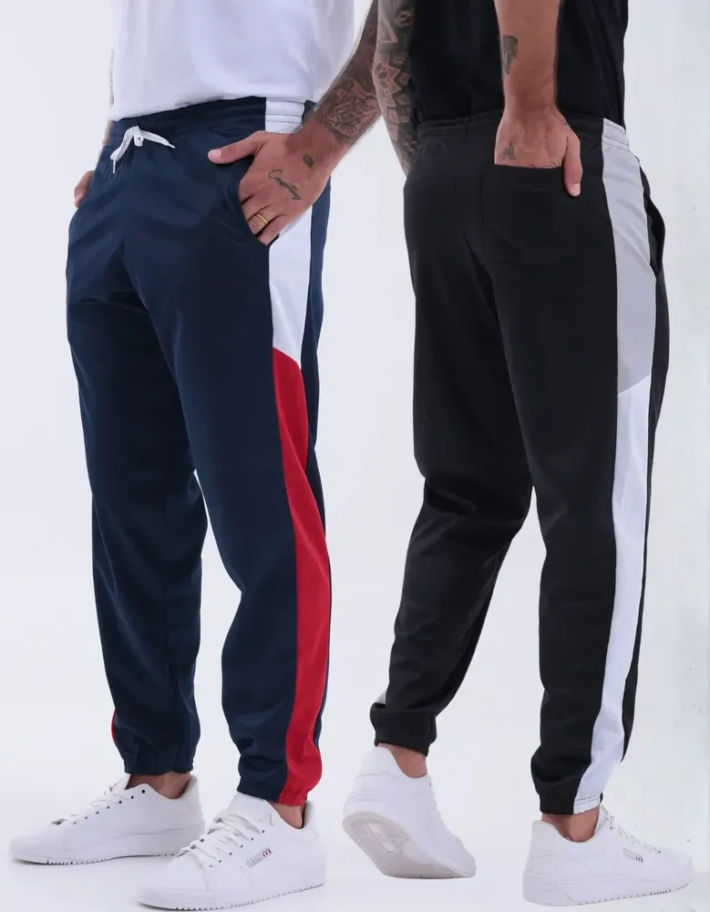 Kit 2 Calça Moletom Masculina Academia
