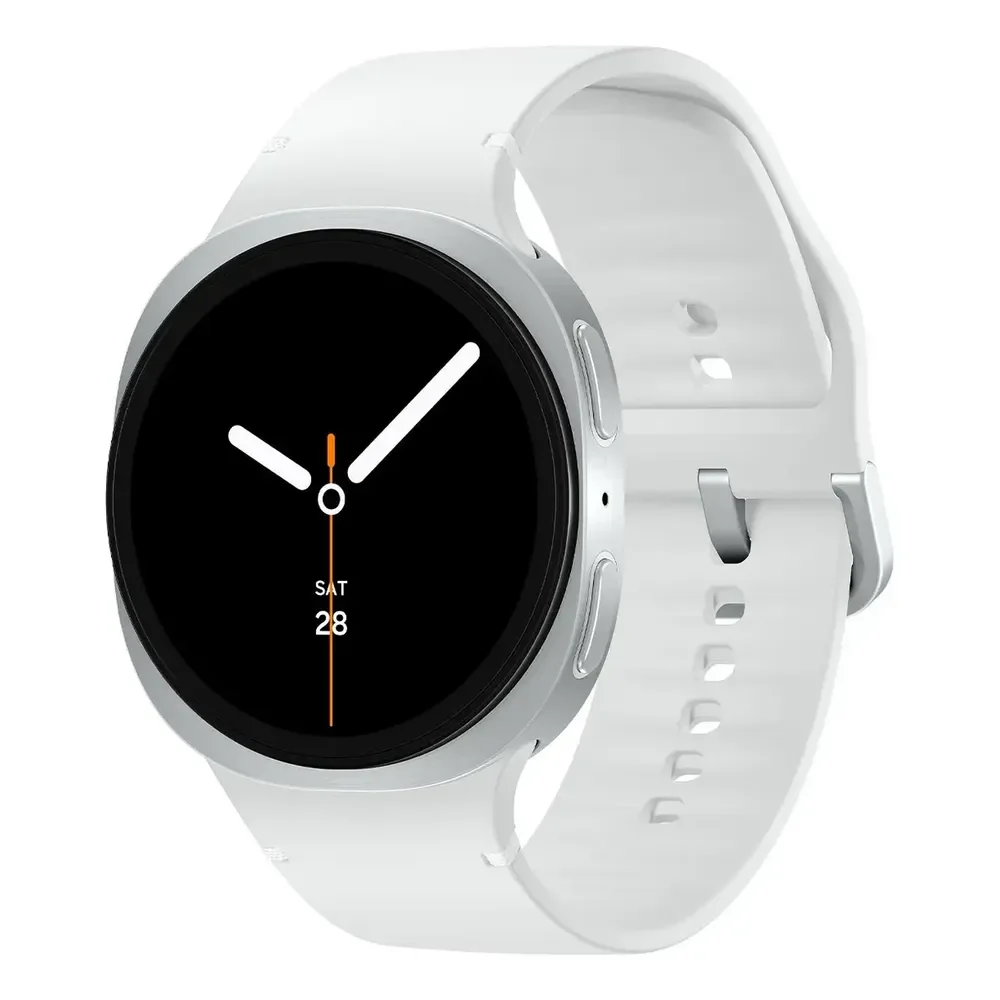 Smartwatch Samsung Galaxy Watch 8 40mm Prateado Com Bluetooth E Wi-fi Branco Milanês