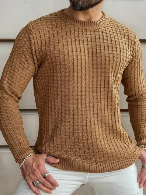 Blusa De Frio Suéter Masculino Lã Tricot