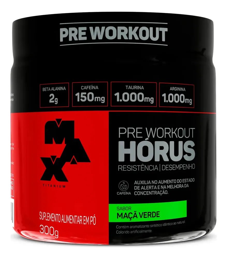Pré Treino 300g Max Titanium Horus