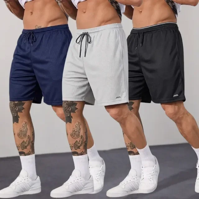 Kit 3 Shorts Futebol Academia Masculina