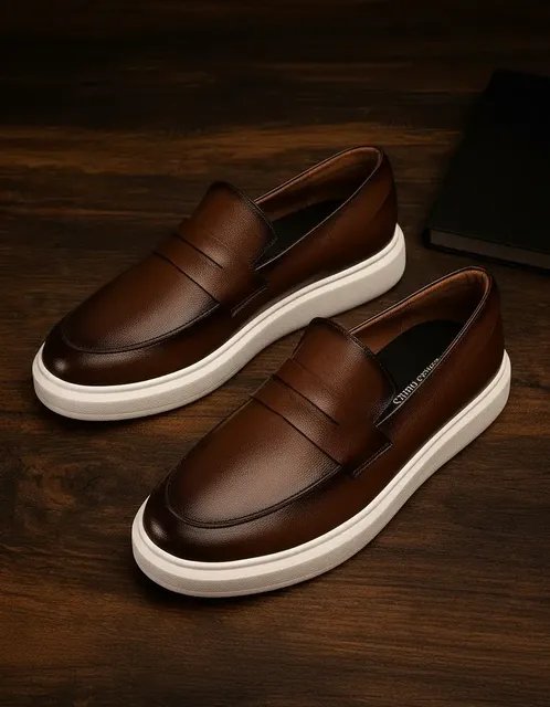 Sapato Loafer Mocassim Couro (2 cores)