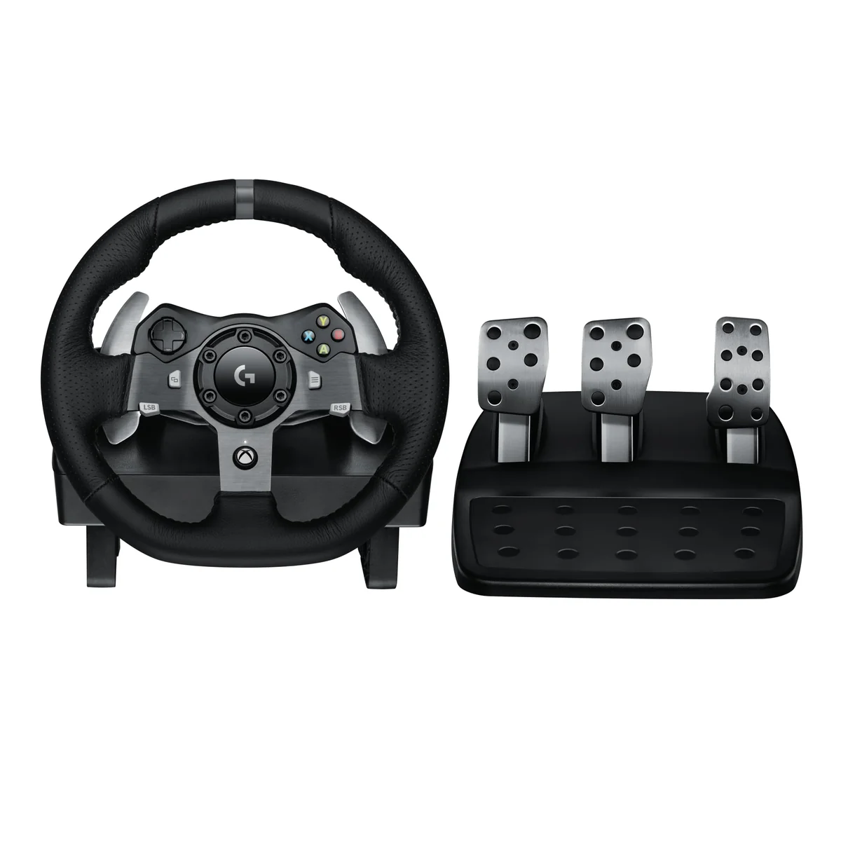 Volante Logitech G920 Driving Force e Pedais com Force Feedback para Xbox Series X|S, Xbox One, PC…