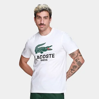 🛒Camiseta Lacoste Casual Masculina