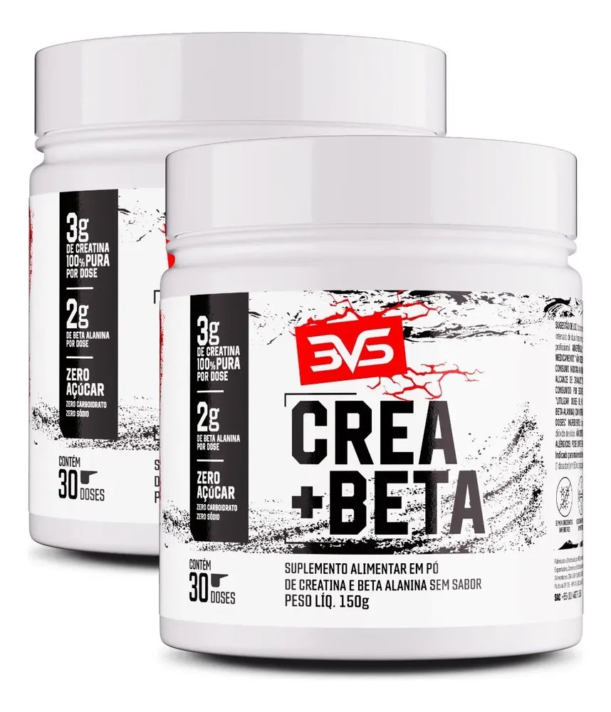 2 Unidades Da Creatina + Beta Alanina