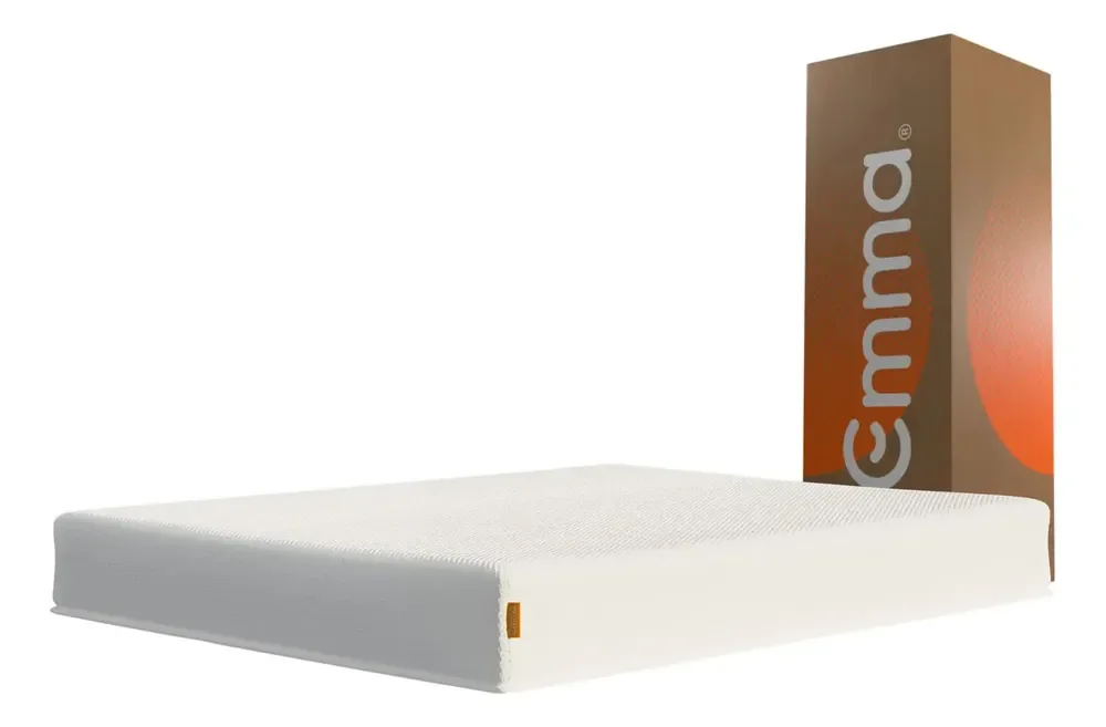 Colchão D28 Ortopédico Queen Emma Basics, 5 Anos De Garantia Cor Branco