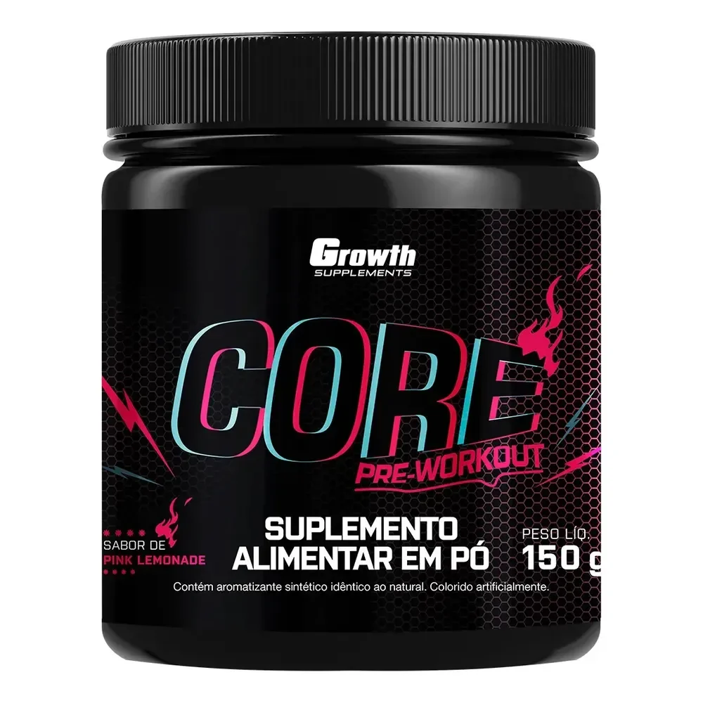 Pré-Treino Core Growth (150g - 2 Sabores)