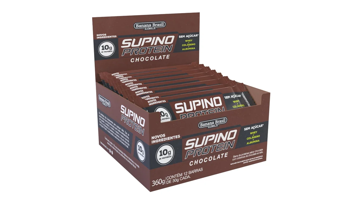 Barra de Proteína Supino (12 Unidades)