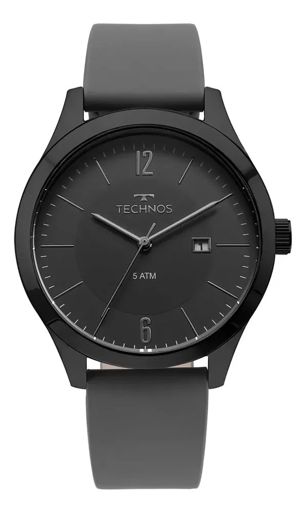 Relógio Masculino Technos Steel Cinza