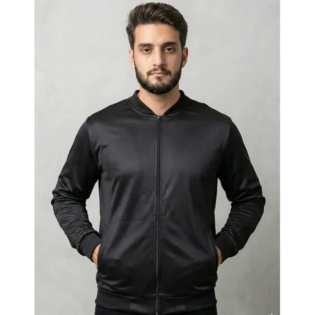 Jaqueta Bomber Chimpa Zíper E Bolsos
