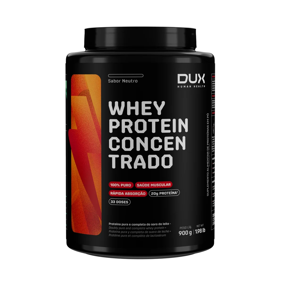 Whey Protein dux Concentrado 900g
