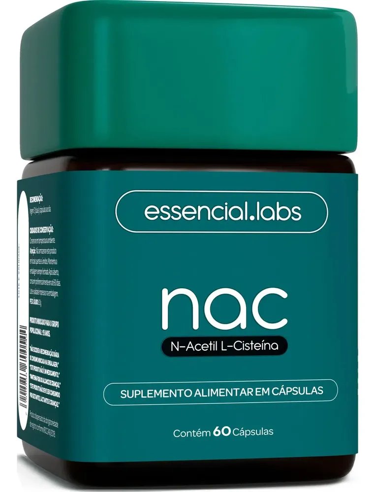 NAC 600MG Essencial 60 Cápsulas