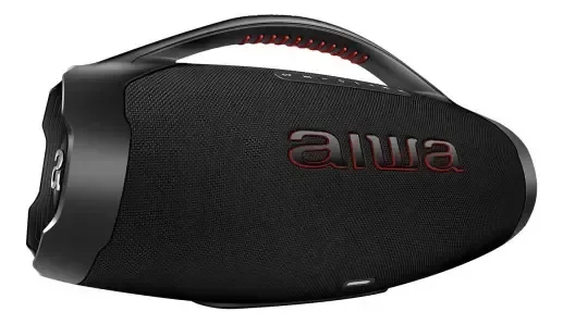 Caixa De Som Boombox Aiwa AWS-BBS-01B 200w IP66 30hs De Bateria
