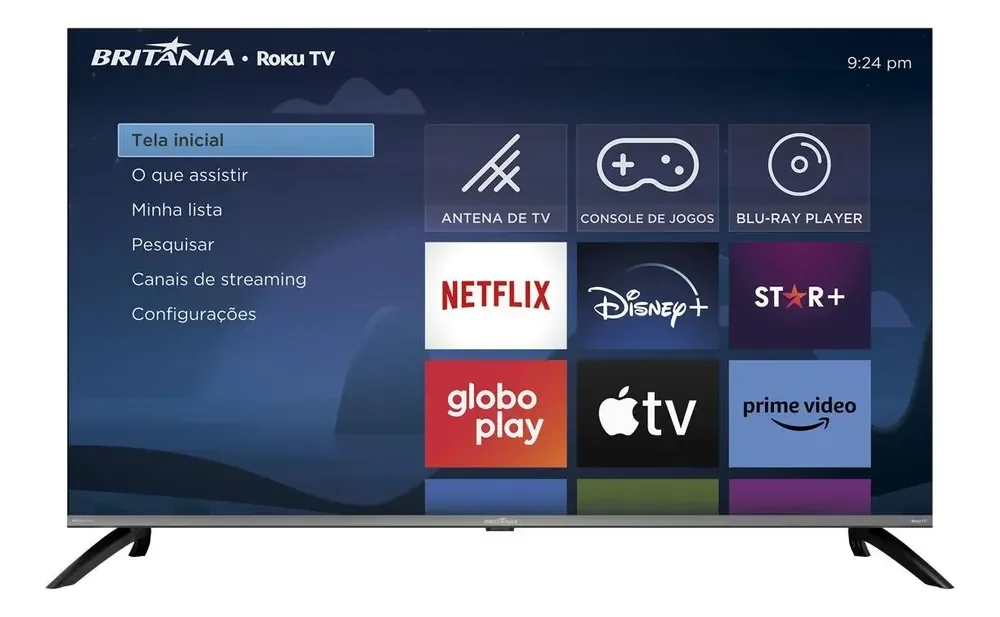 Smart Tv 50 Britânia Roku Hdr10 Dolby Audio B50cra