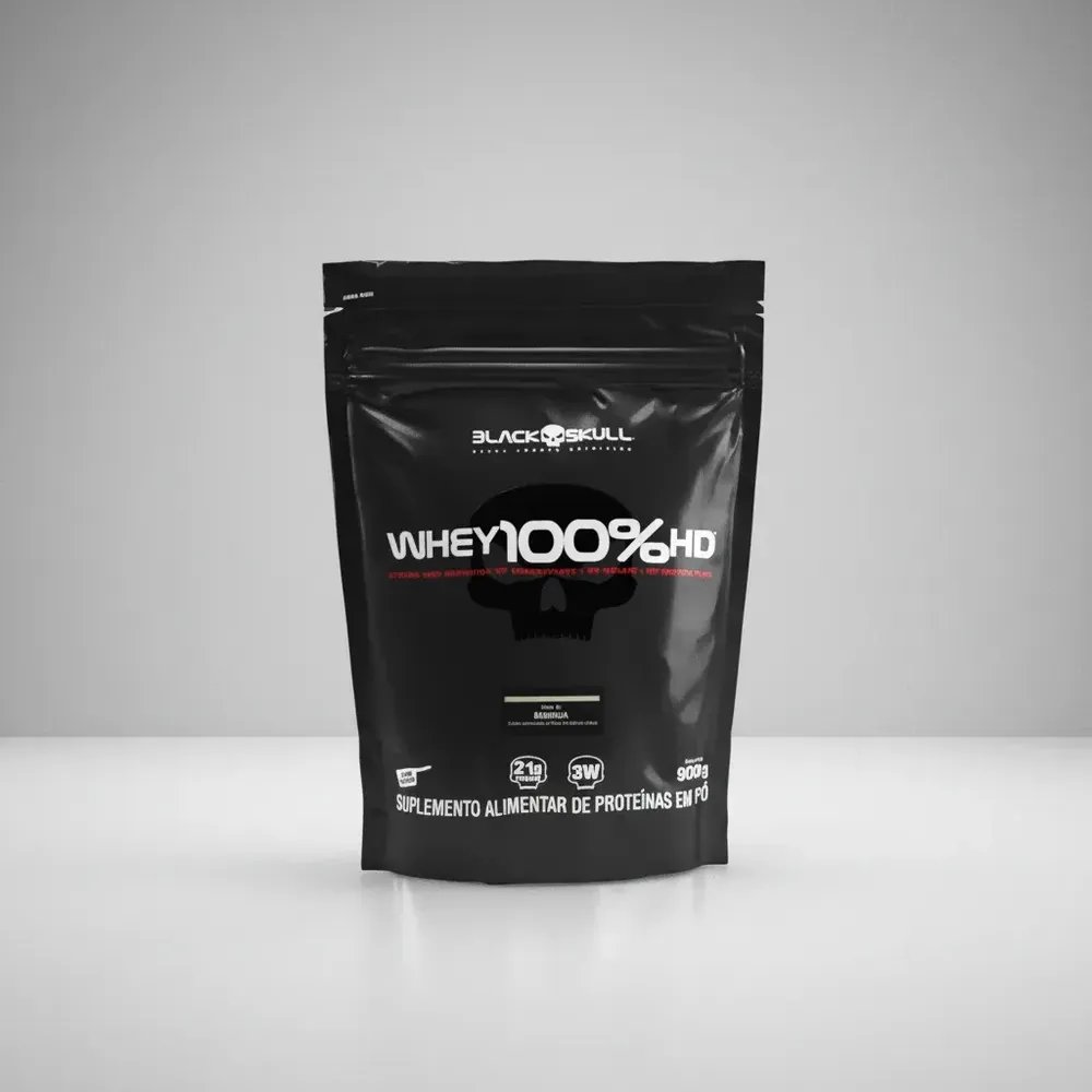 🔥Whey 100% HD - Cookies & Cream 900 g, Black Skull