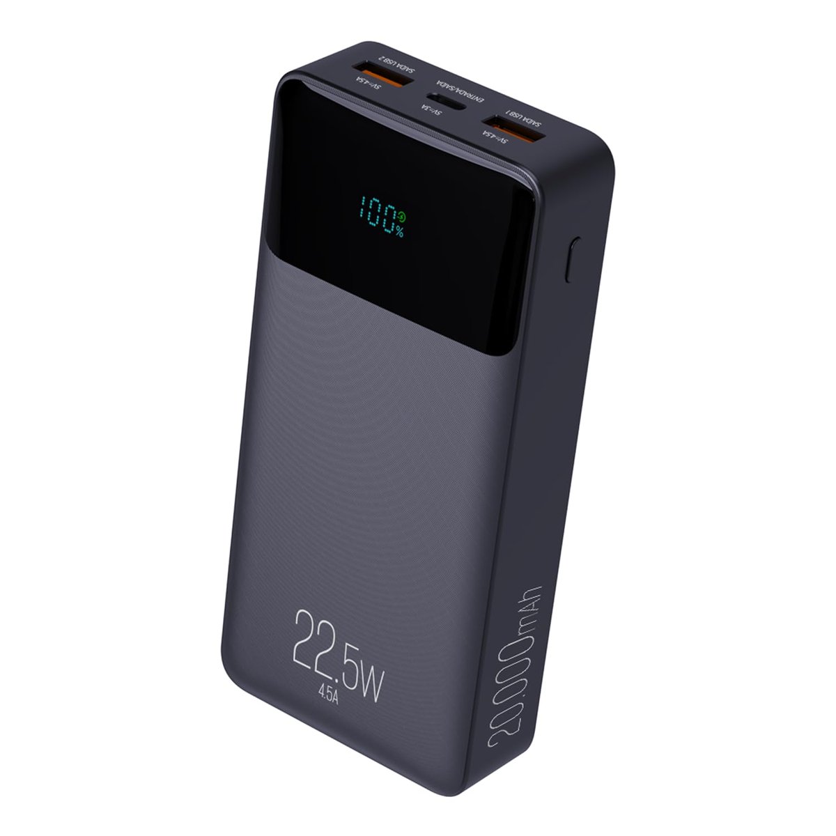 Power Bank Pro 20000mAH, Bateria Portátil Universal, Carga Rápida, Display Indicador, Entradas…