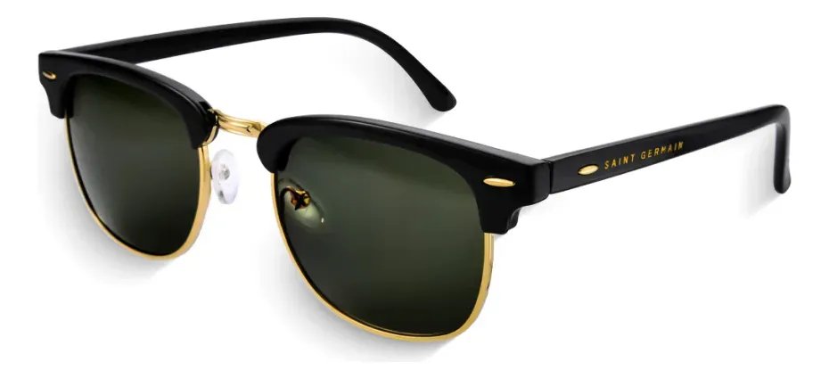 Óculos de Sol Clubmaster Soho Green Black Saint Germain