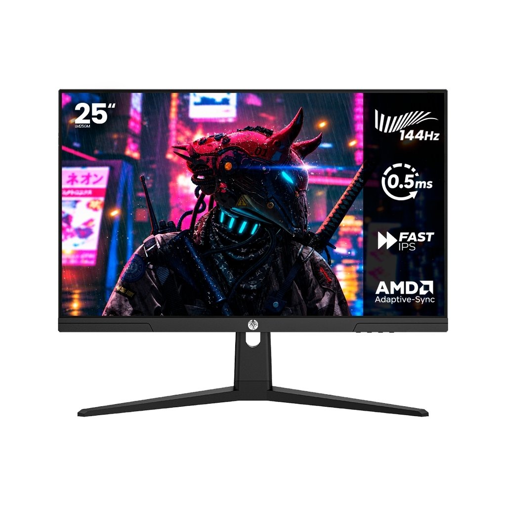Monitor Gamer Haiz 25'' 144hz 0.5ms 1920x1080 HDR10 Resolução FHD HDMI/DP Painel IPS VESA Alta Taxa de Atualização