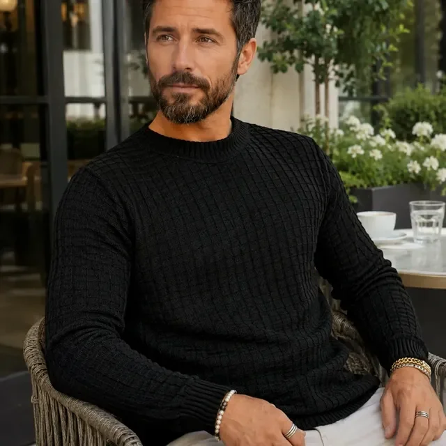 Blusa De Frio Suéter Masculino Lã Tricot