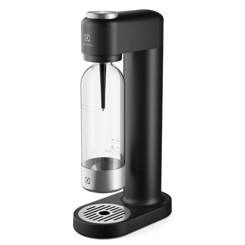 Máquina para Gaseificar Água com Gás Efficient Preta com Cilindro e 2 Garrafas ESM03 - Electrolux