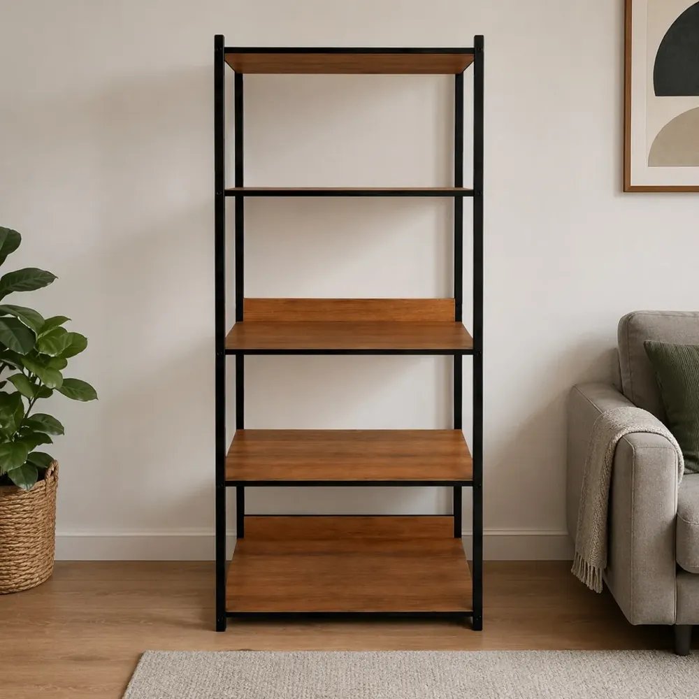 Estante Para Livros Industrial 63cm Mdp