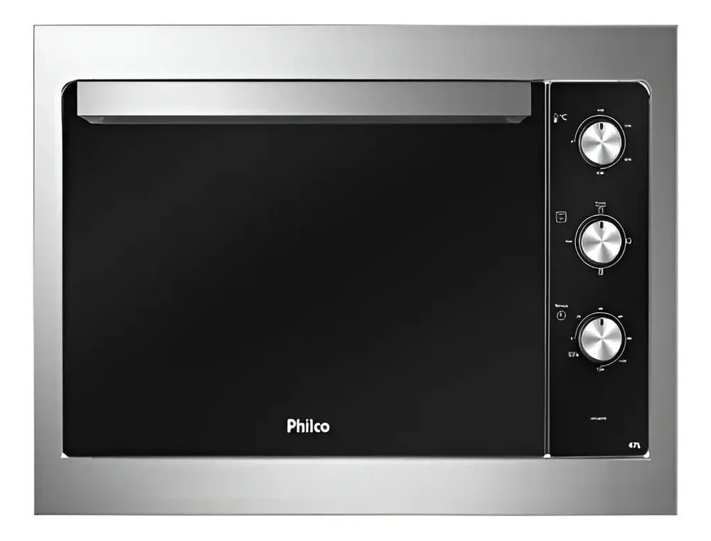 Forno Elétrico de Embutir Philco 47L Inox Esmaltado PFE47E 127V