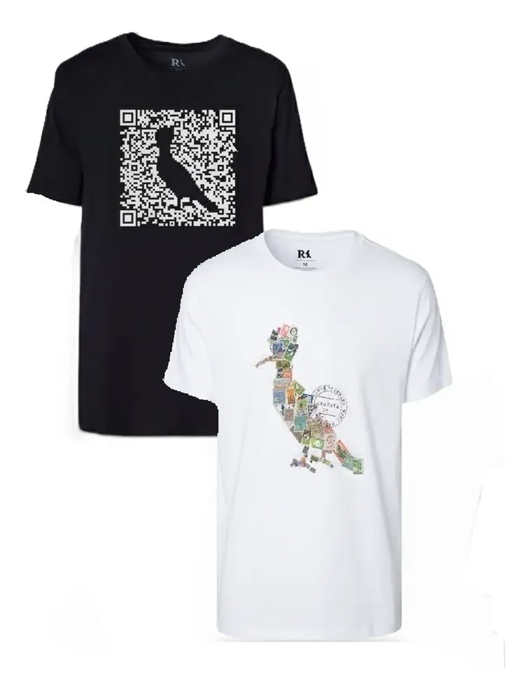 Kit 2 Camisetas Estampa Algodão Pica-pau Reserva