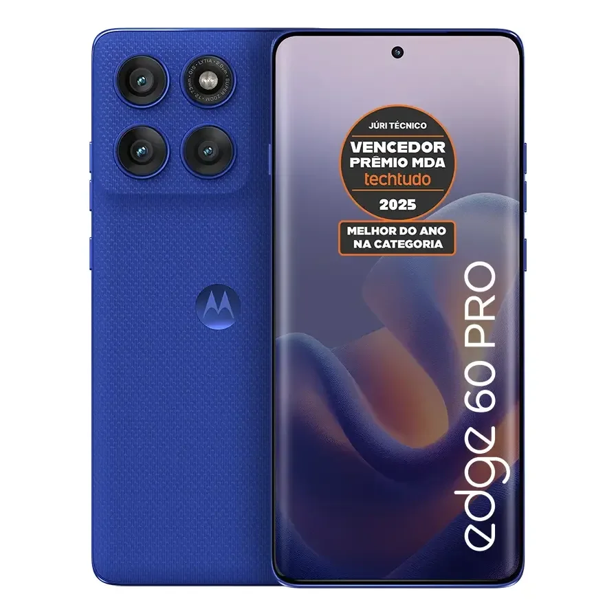 Smartphone Motorola Edge 60 Pro 5g - 256gb 24gb (12gb Ram+12gb Ram Boost) Tela Quad-curve Moto Ai…
