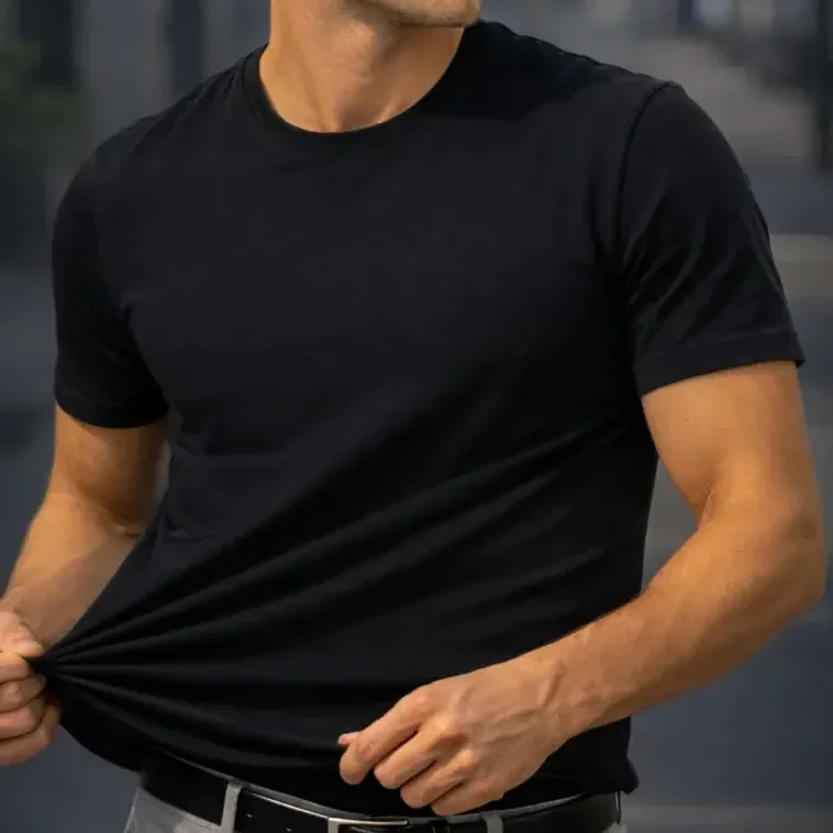 Camiseta Modal Algodão Malha Peruana