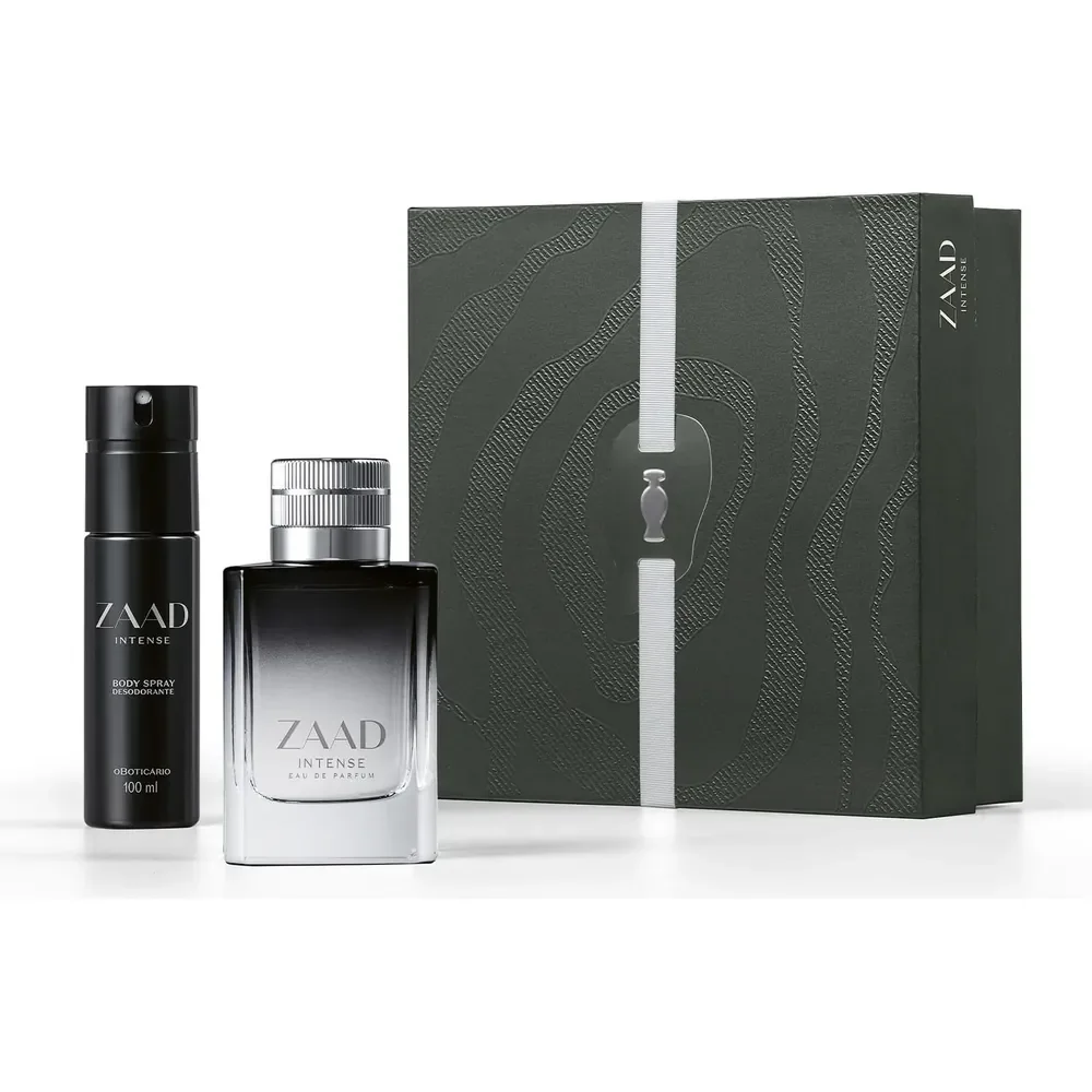 Kit Zaad Intense O Boticário • Perfume 95ml • ⁠Body Spray 100ml