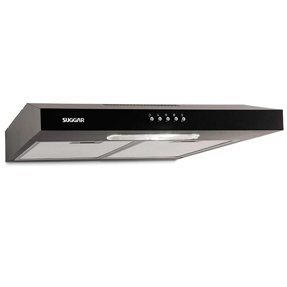 Suggar Depurador de AR Slim 60CM 3 Vel. Preto 110V DPS161PT