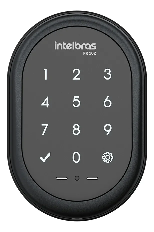Fechadura Digital De Sobrepor Fr 102 Preto Intelbras