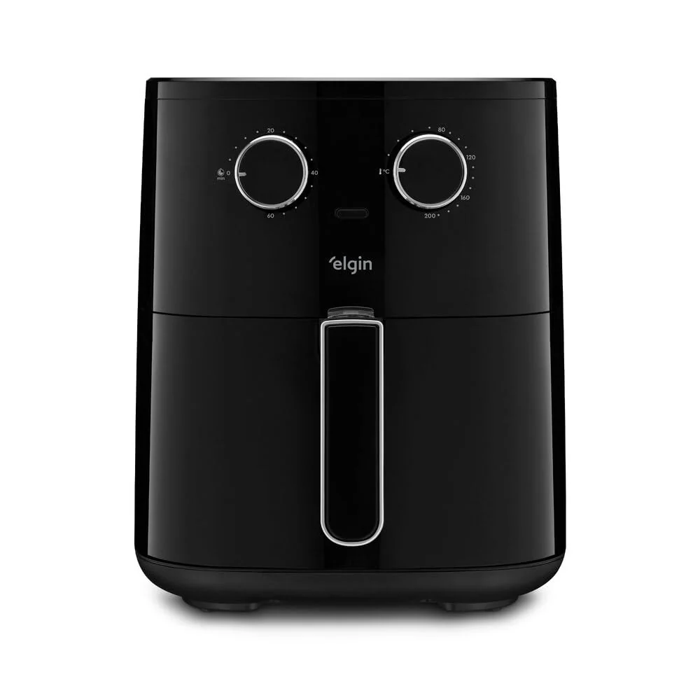 Fritadeira Air Fryer Six Fry Elgin 6,5L Cesto removível 1.500W Preta 220V
