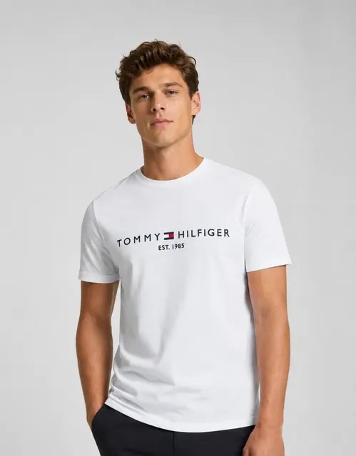Camiseta Tommy Hilfiger Logo Est 1985 (2 Cores)