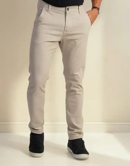 Calça Sarja Social Masculina Esporte Fino Com Elastano (36 ao 48)