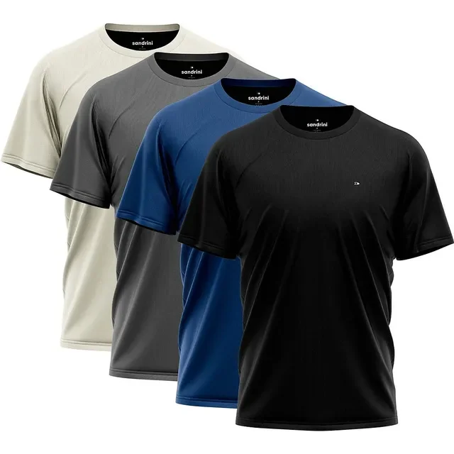 💢 Kit com 4 camisetas Dry-fit unissex