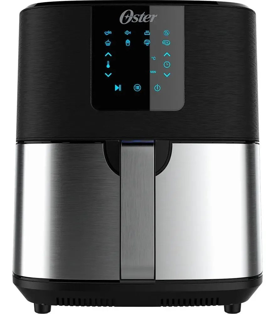 Fritadeira Elétrica Oster Ofrt650 de 4,8L, 1500W, Inox e Painel Touch