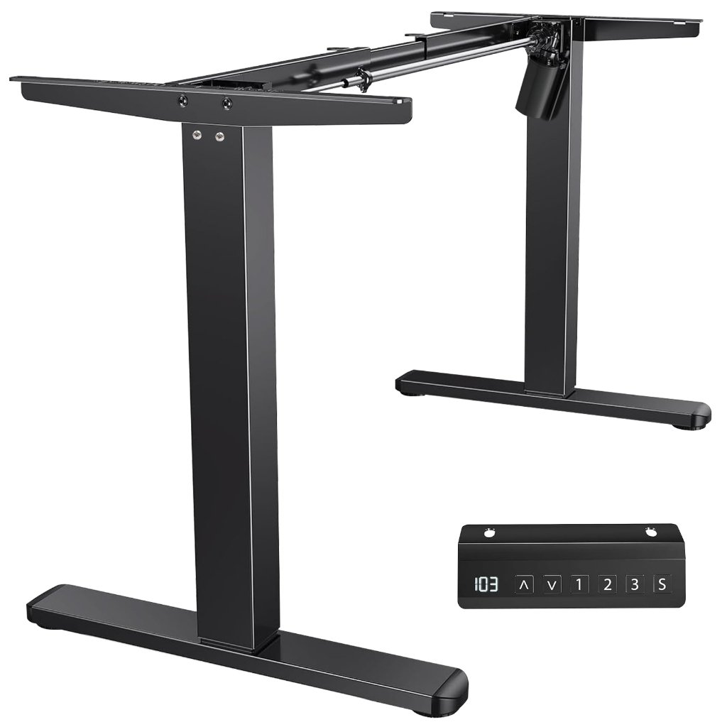 Mesa com Regulagem de Altura Elétrica Estrutura Mesa com regulagem eletrônica e memória | 72-120cm