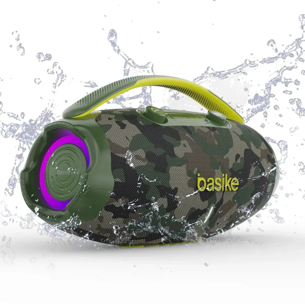 Caixa de Som Basike BA-RAD207 80W Rádio FM Bluetooth 5.3 TWS 9000mAh