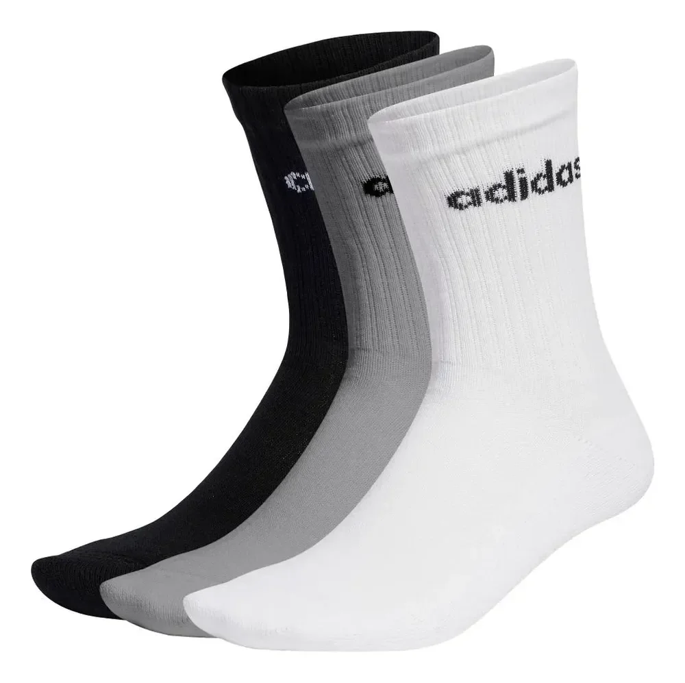 Kit 3 Pares de Meias Adidas