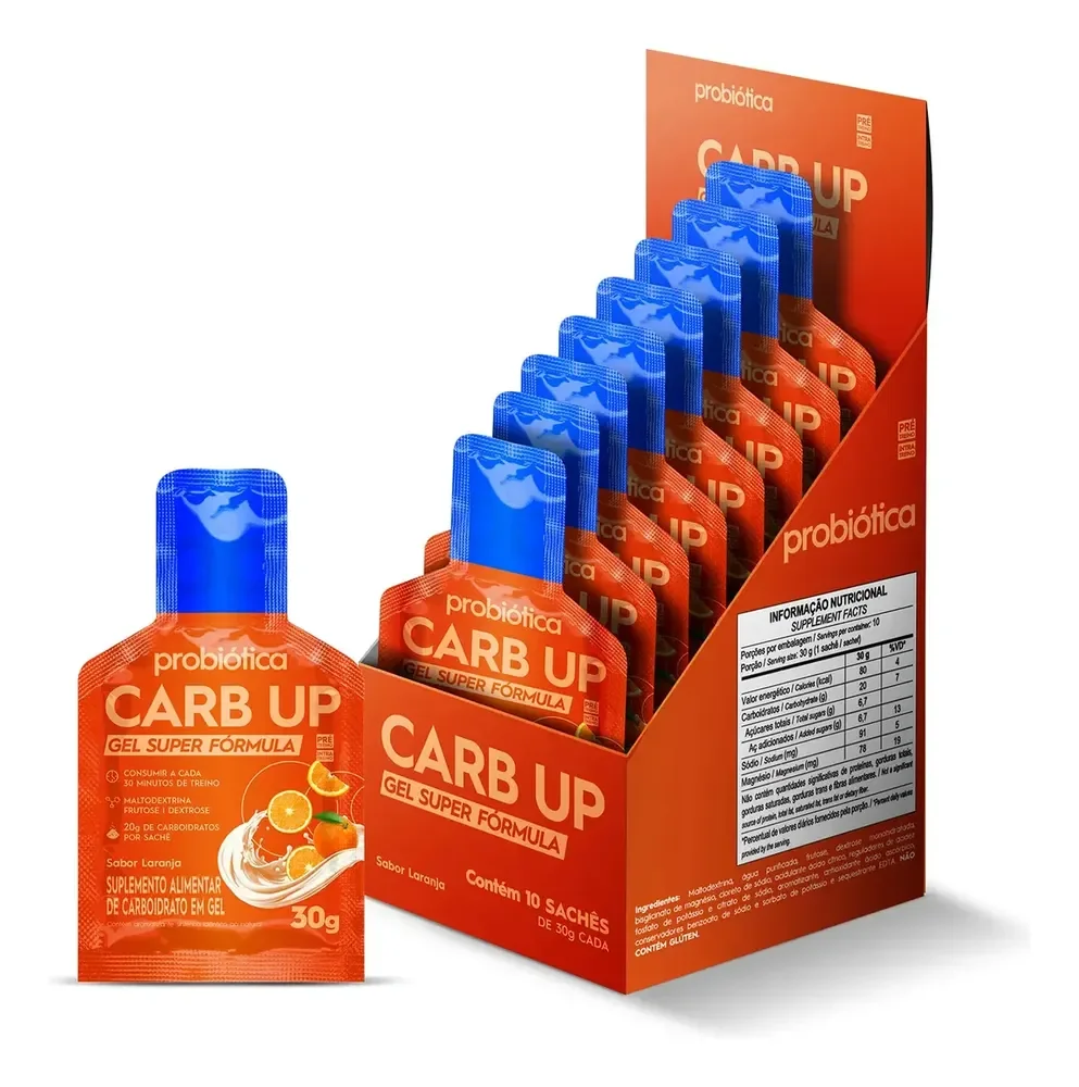 Carb Up Gel 30g Probiótica (10 Unidades)