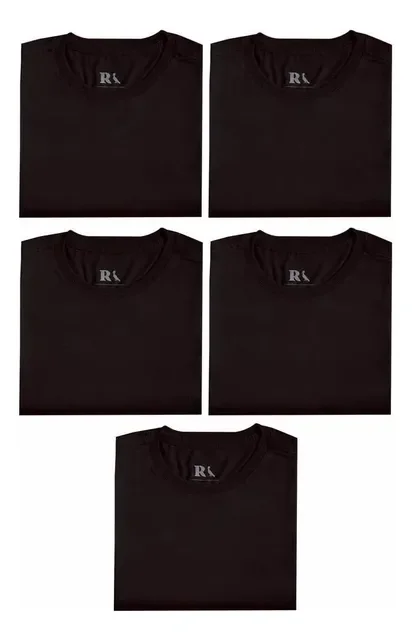 Kit 5 Camisetas Básicas Reserva