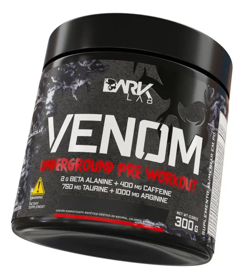 Pré Treino Venom Underground 300g Limão Dark Lab