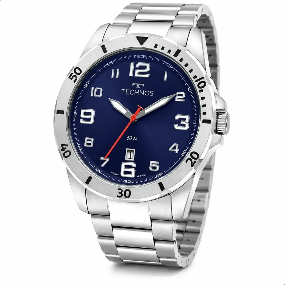 Relógio Technos Masculino 2115NAP/1A 45 mm Prova D´Agua 50 Metros