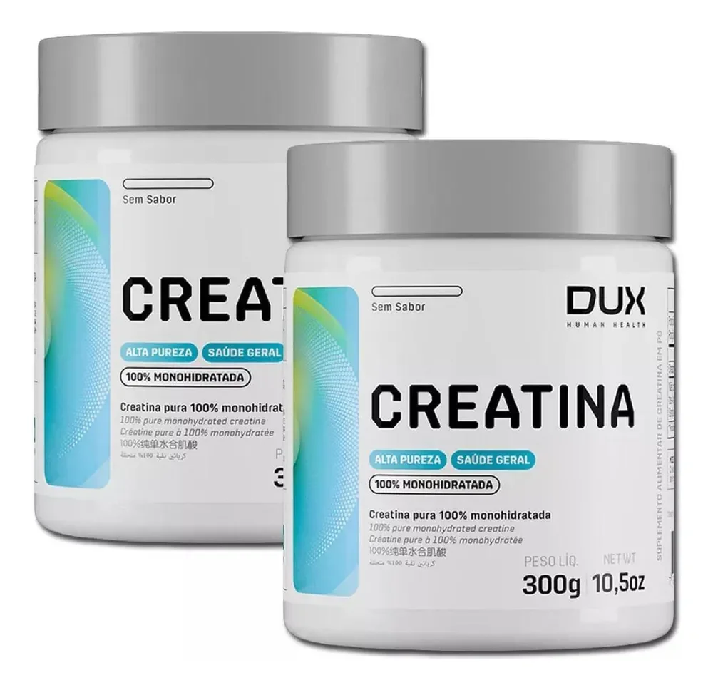 Kit 2 Creatinas Monohidratadas DUX 300g